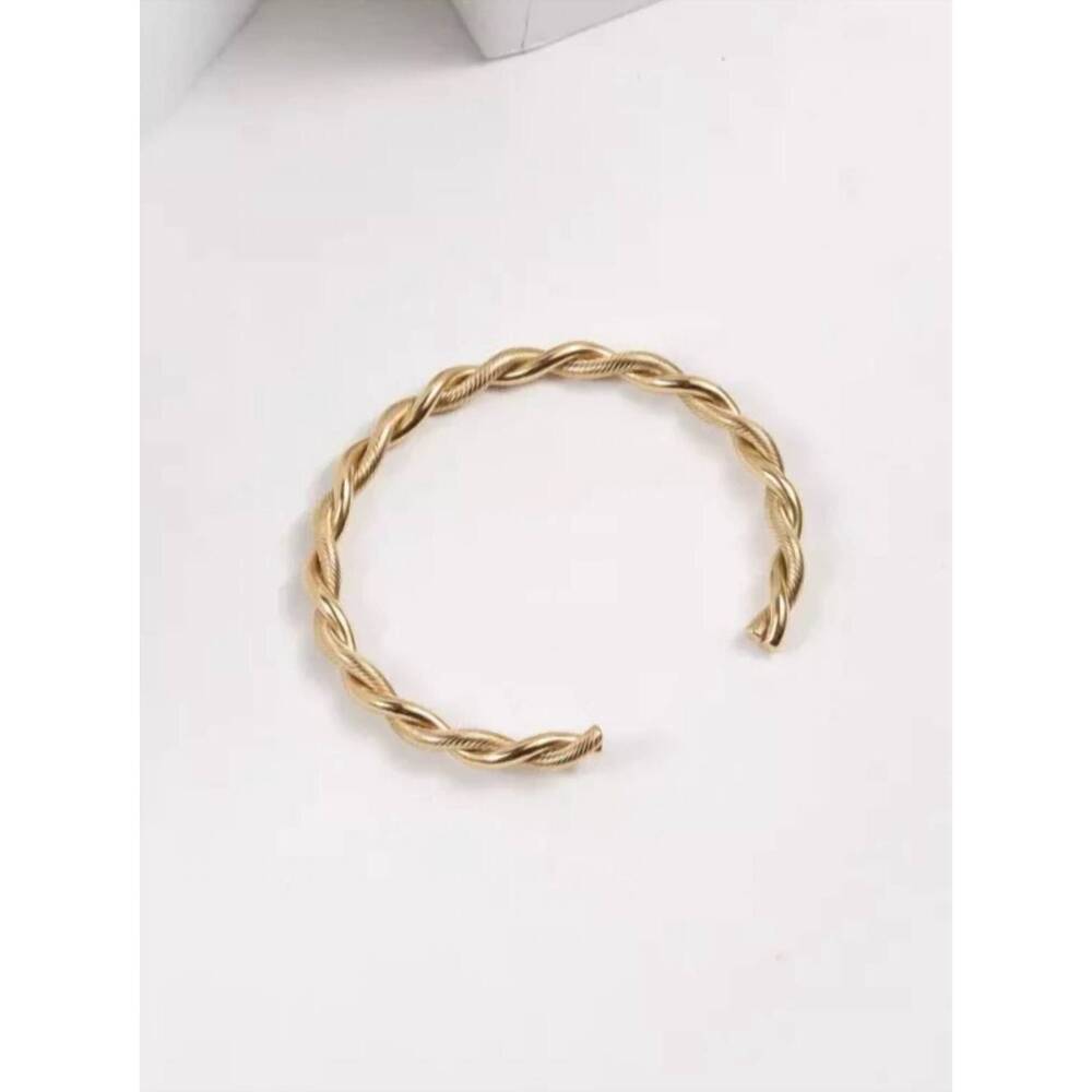 NEW ALCHEMY & CO women's all love cuff in gold